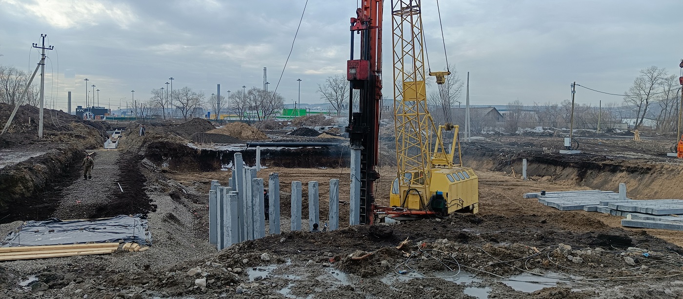 Аренда сваебоя для забивки бетонных свай в Сестрорецке
